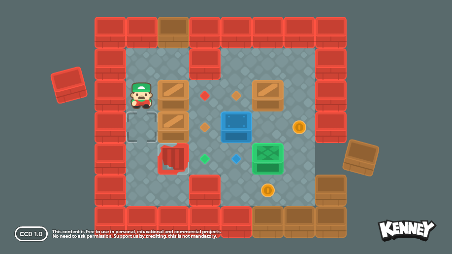 Tampilan sokoband kenney Tampilan Sokoban